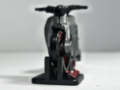 MOTOCYKL HONDA SUPER CUB Hot Wheels 2022 R10 Srebrny 1:37 – zdjęcie 5