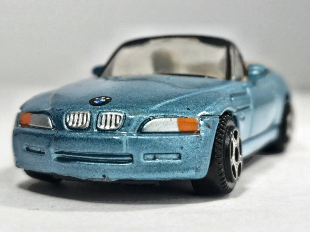 BMW Z3 Motor Max 1:64 Roadster Luzak Niebieski – zdjęcie 5