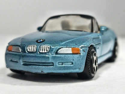 BMW Z3 Motor Max 1:64 Roadster Luzak Niebieski – zdjęcie 5