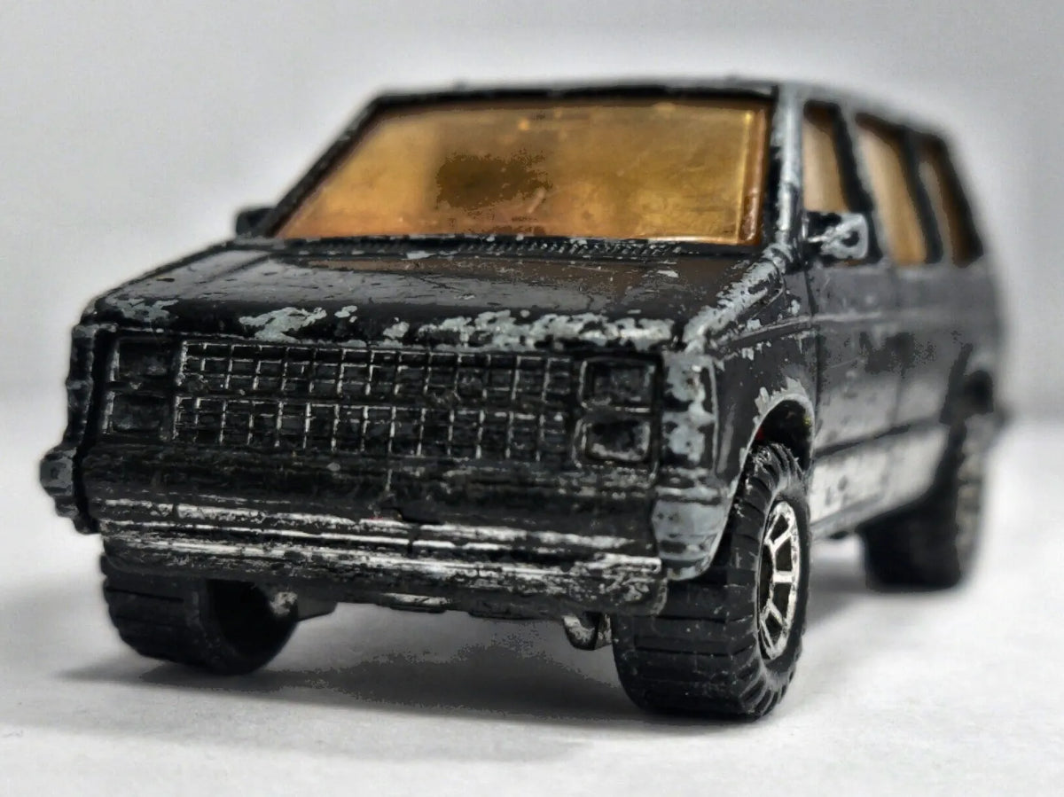 DODGE CARAVAN Matchbox 1984 Czarny 1:60 Made in England – zdjęcie 5