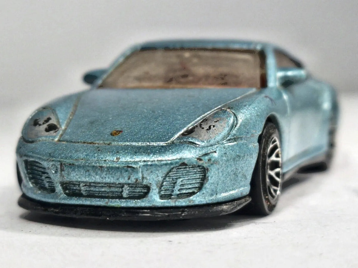 Porsche 911 Turbo Matchbox 2001 1:58 Luzak Niebieski – zdjęcie 5