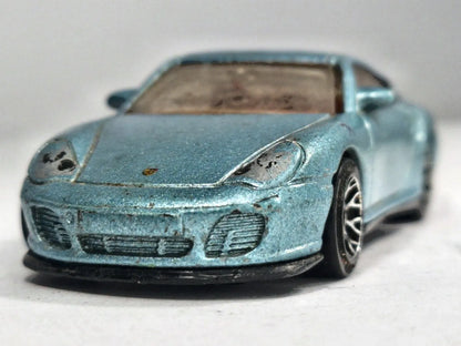 Porsche 911 Turbo Matchbox 2001 1:58 Luzak Niebieski – zdjęcie 5