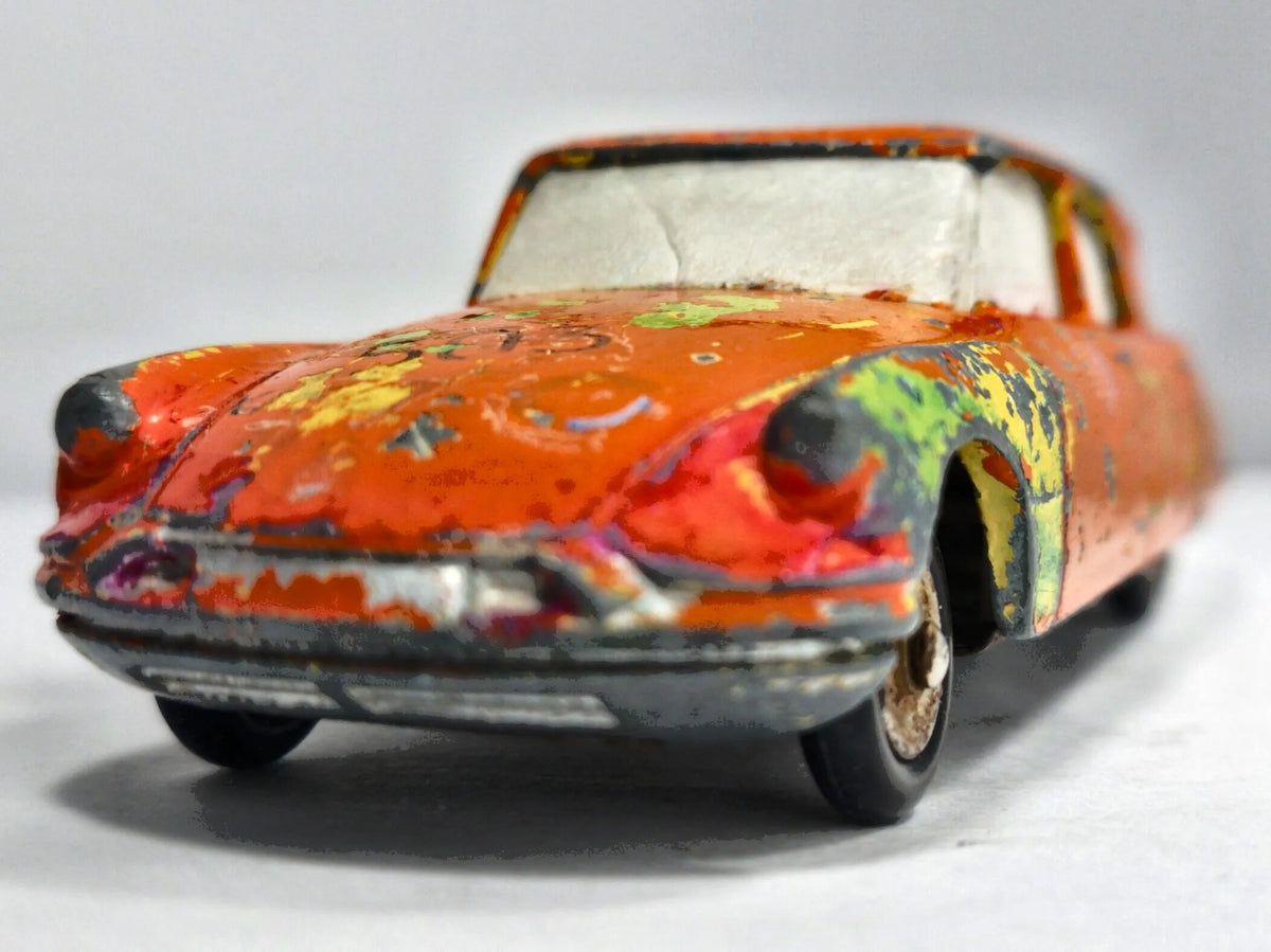 CITROËN DS 19 Dinky Toys '60 Pomarańczowy 1:34 Made in France – zdjęcie 5