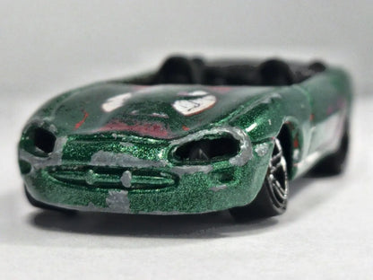 JAGUAR XK-8, Hot Wheels 1996, Die cast, Zielony, 1:64, Resoraki – zdjęcie 5