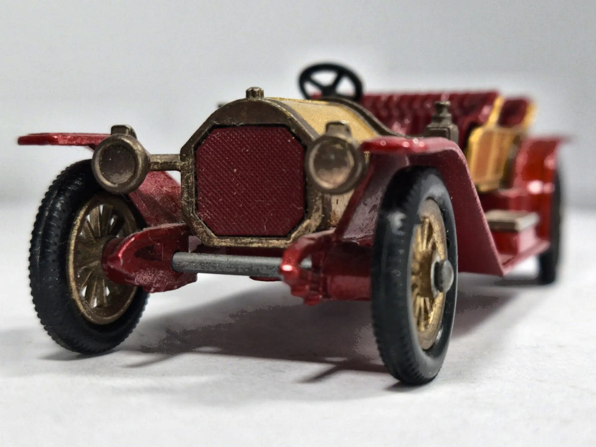 1912 Simplex Yesteryear Matchbox '70 Czerwony 1:43 Made in England – zdjęcie 5