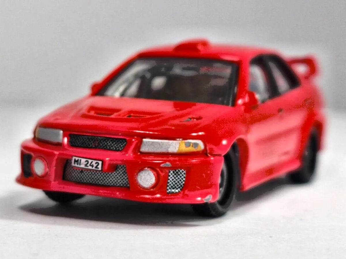 MITSUBISHI LANCER EVOLUTION VI Hongwell '80 Czerwony 1:69 – zdjęcie 5