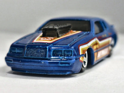 '86 FORD THUNDERBIRD PRO STOCK, Hot Wheels 2022, HKH32, Granatowy, 1:64 – zdjęcie 5