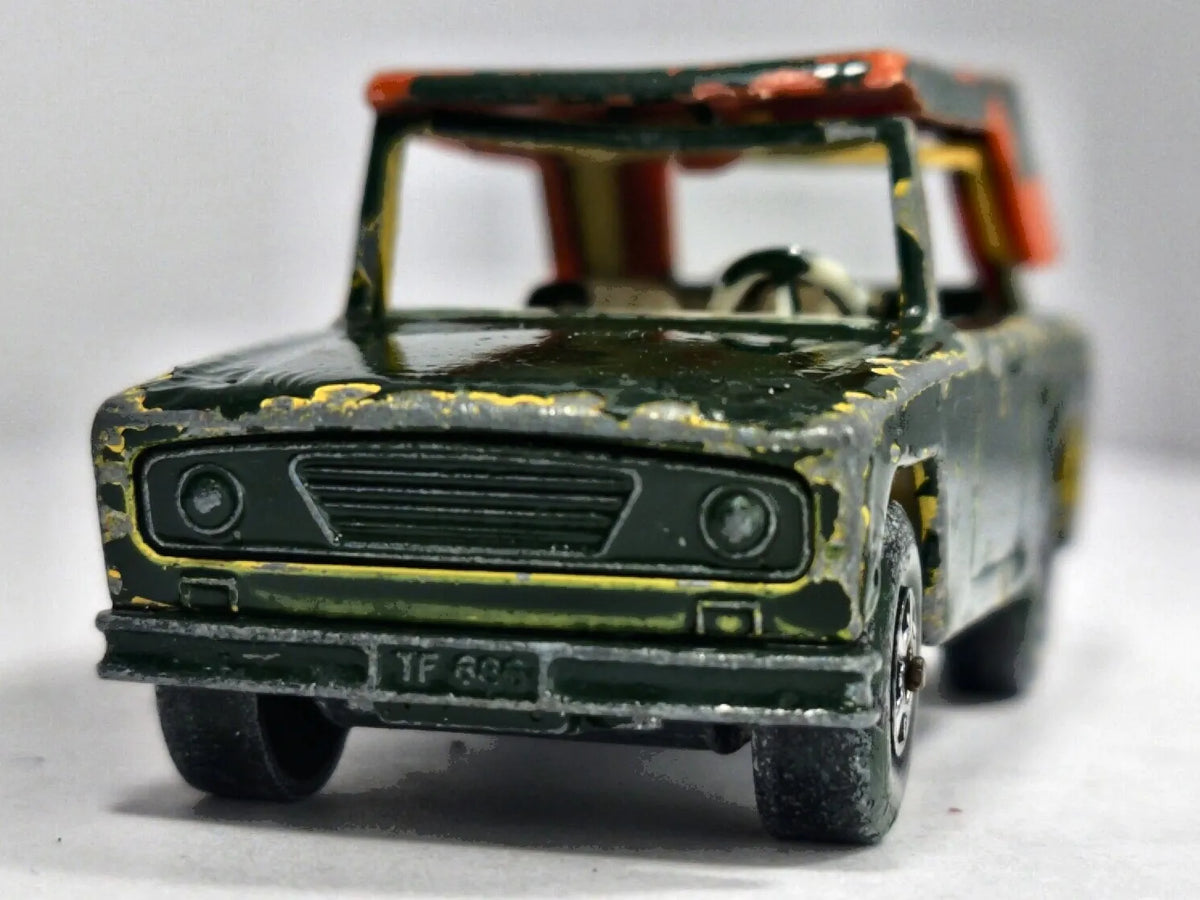 FIELD CAR Matchbox Series Matchbox 1969 Zielony 1:60 Made in England – zdjęcie 5