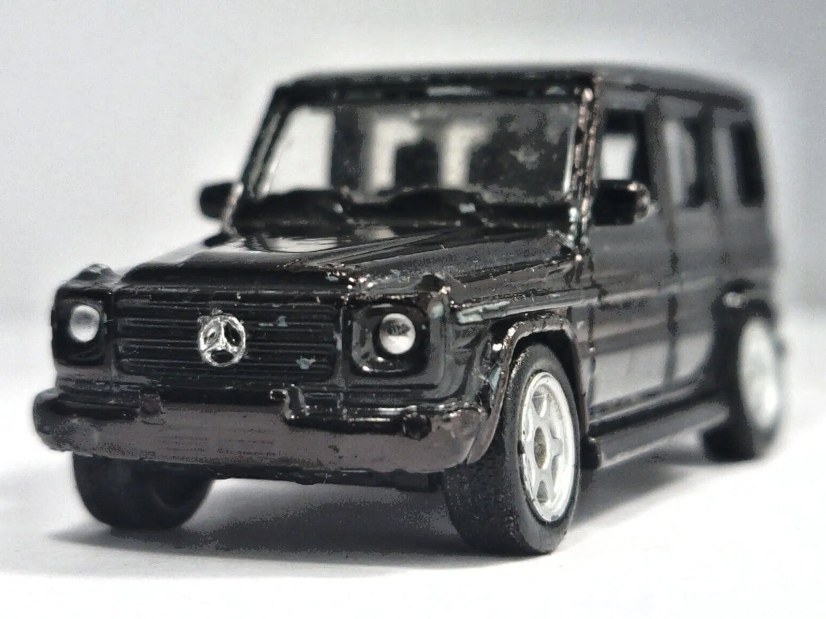 MERCEDES-BENZ G-CLASS, Welly, Die cast 52339, Czarny, 1:64, Resoraki – zdjęcie 5