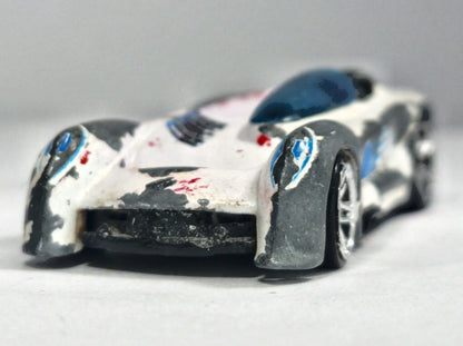Monoposto Hot Wheels 2000 Biały 1:64 Vintage – zdjęcie 5