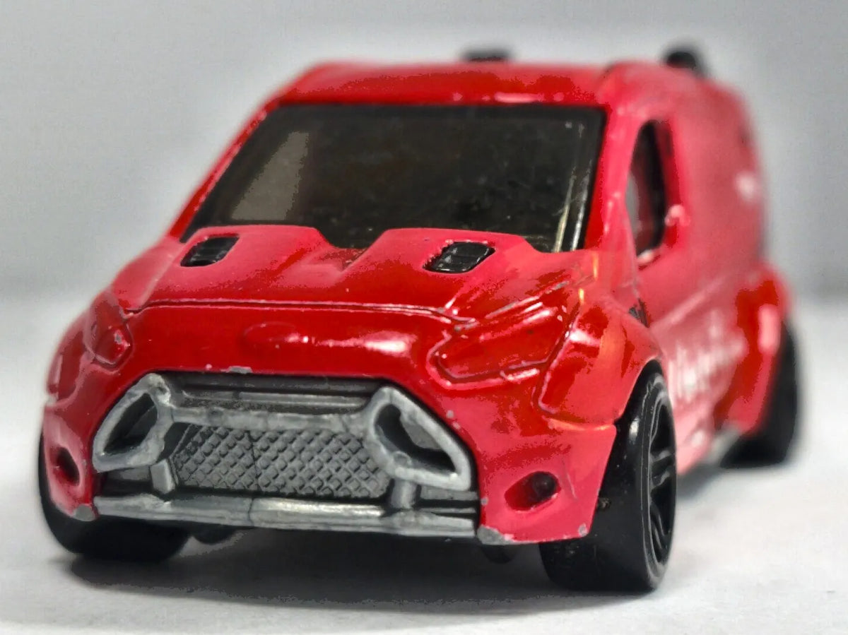 FORD TRANSIT CONNECT, Hot Wheels 2014, Die cast, Czerwony, 1:64, Resoraki – zdjęcie 5
