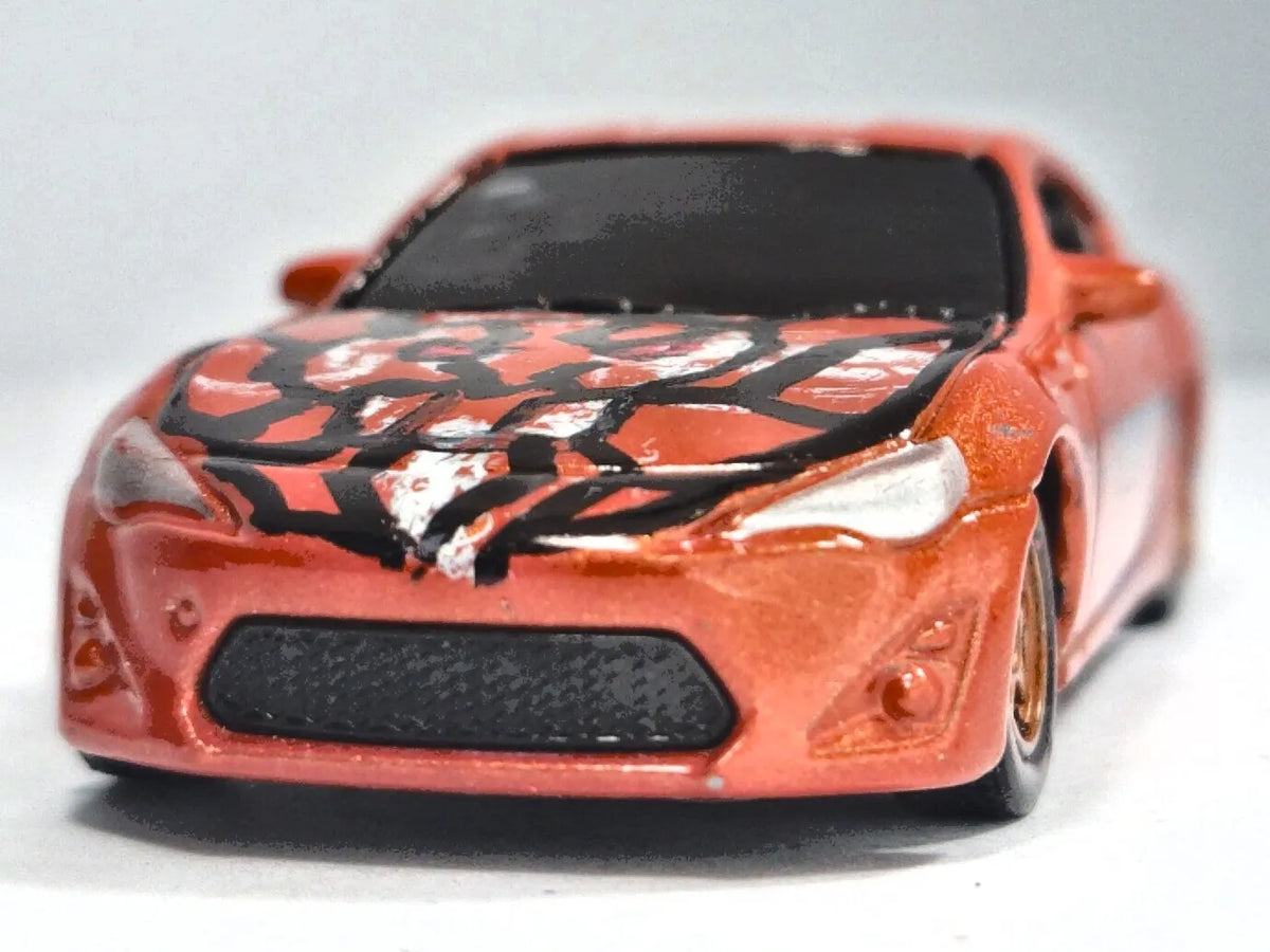 TOYOTA 86 CUSTOM ART, Welly, Die cast No. 52287, Miedziany, 1:60, Resoraki – zdjęcie 5