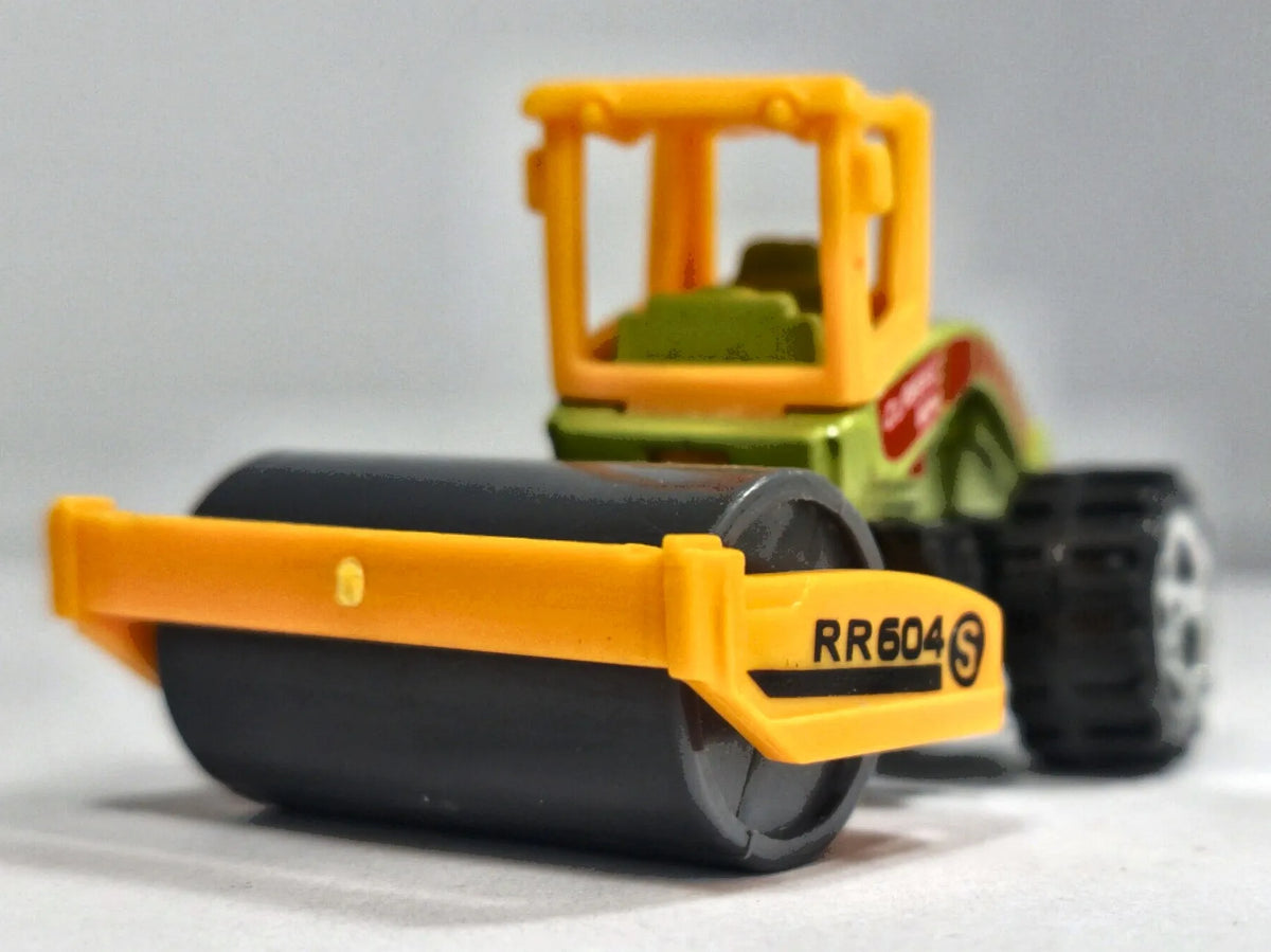 ROAD ROLLER Classic 604, Walec drogowy, Die cast SRR604 Żółty 1:64 Resoraki – zdjęcie 5