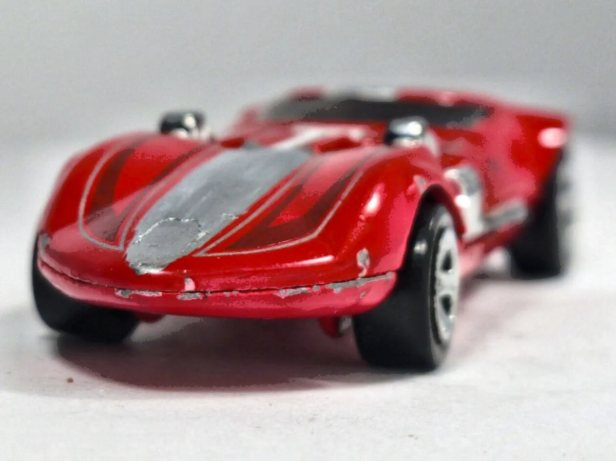 Twin Mill Hot Wheels 2014 1:64 Luzak Czerwony Custom Model 2xMetal – zdjęcie 5