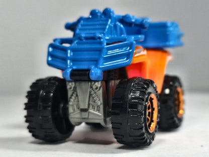 Sand Shredder Quad, Matchbox 2012, Niebieski, Pomarańcz, Die cast, Resoraki – zdjęcie 5