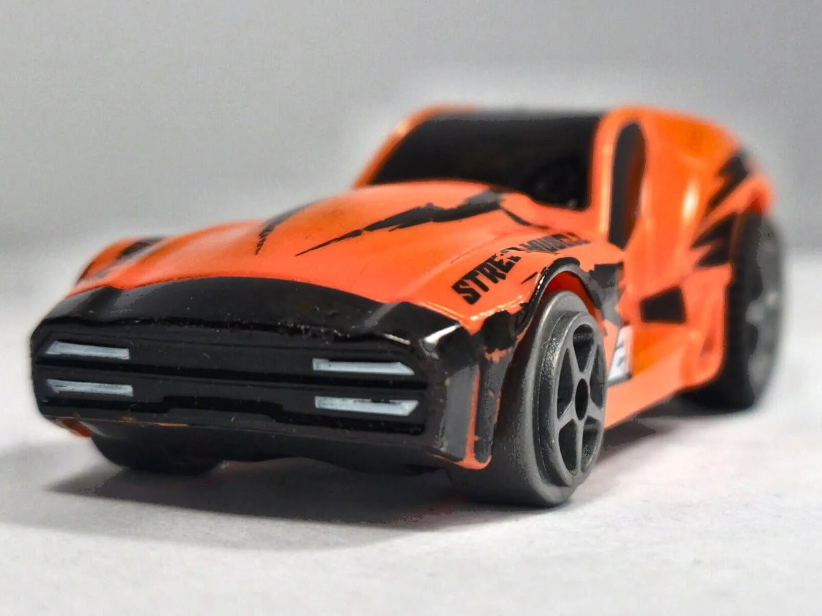 STREET MUSCLE, Bburago, Die cast 2136, Pomarańczowy, 1:64, Resoraki – zdjęcie 5