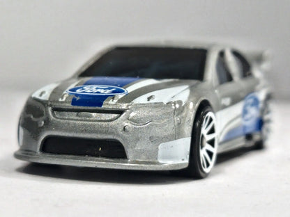 Ford Falcon Race Car Hot Wheels 2011 2000 First Editions 1:64 Luzak Srebrny – zdjęcie 5