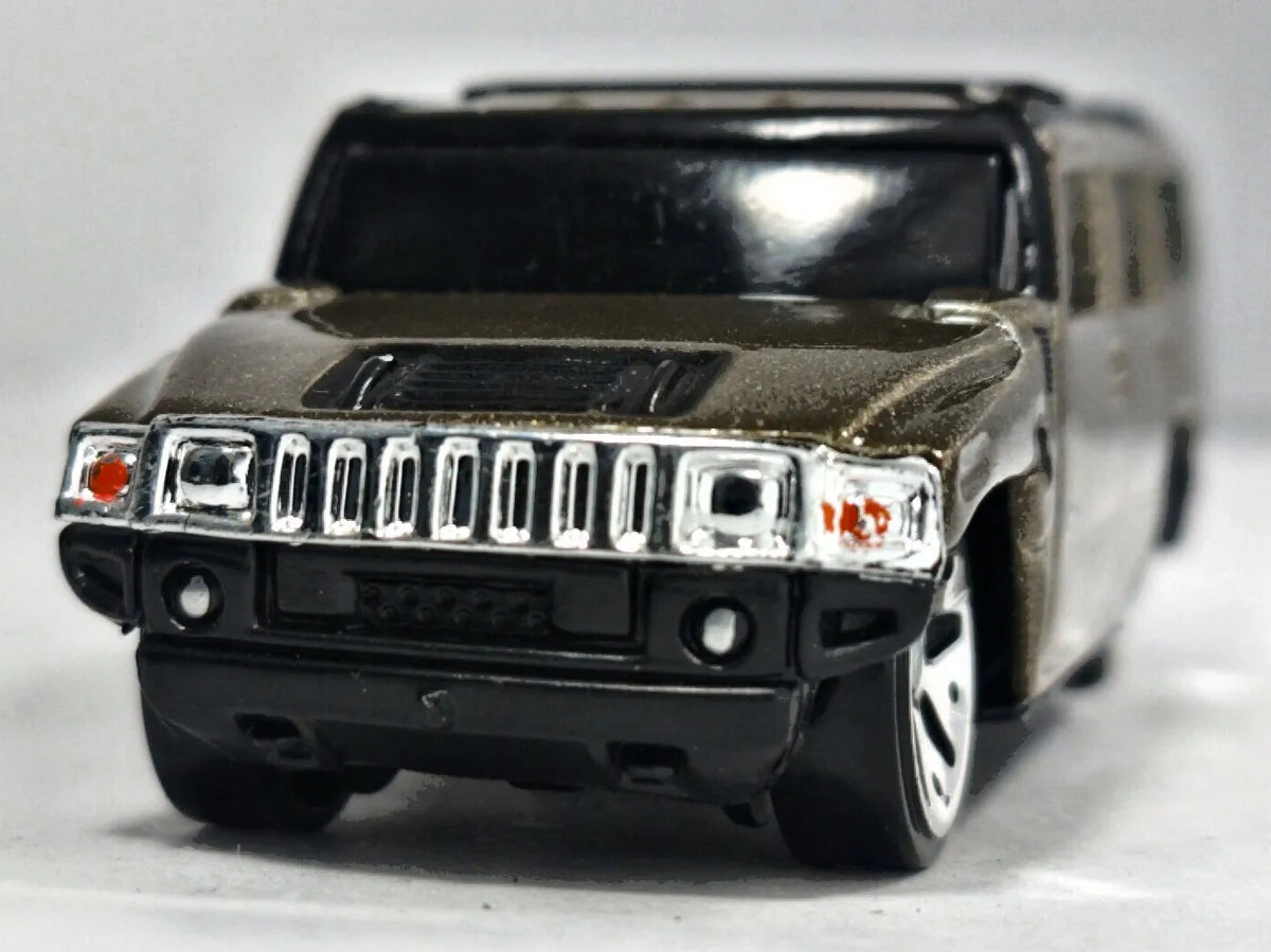 Hummer H2 Maisto 1:64 Luzak Brązowy – zdjęcie 5