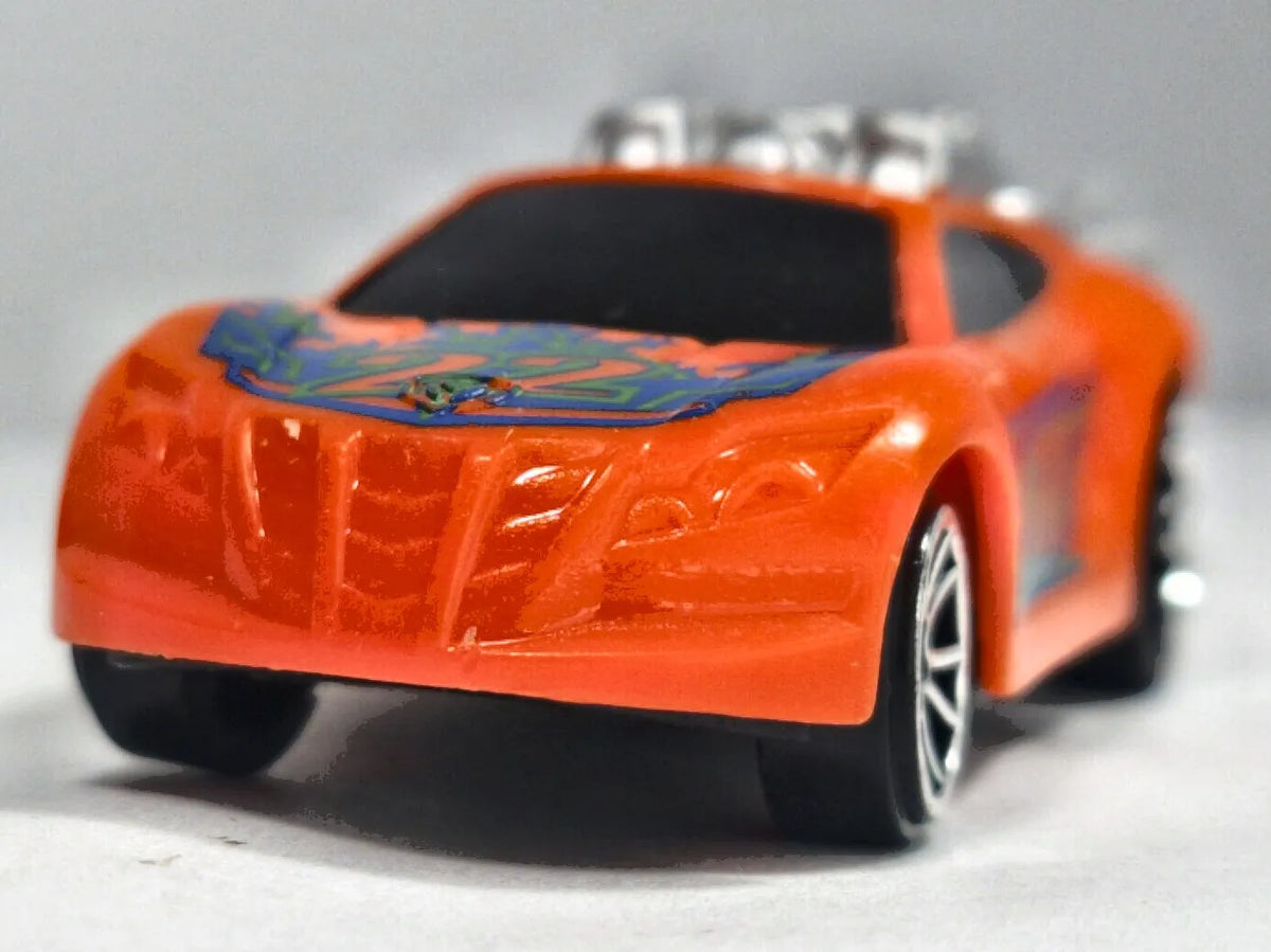 Fantazyjne Sportowe Coupe Metal Machines Motor Max Pomarańczowy 1:64 – zdjęcie 5