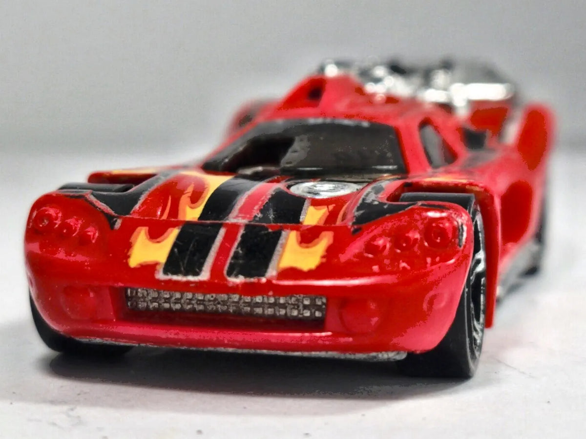 Spine Buster Hot Wheels 2006 1:64 Luzak Czerwony – zdjęcie 5