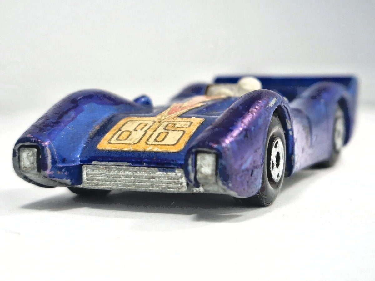 BLUE SHARK, Matchbox 1971, Made in England, Die cast 61, Niebieski, 1:64 – zdjęcie 5