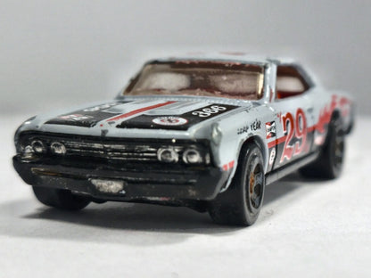 '67 CHEVELLE SS 396, Hot Wheels, Die cast I N, Szary, 1:64, Resoraki – zdjęcie 5