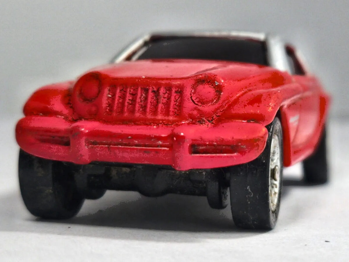 JEEP JEEPSTER, Maisto, Die cast, Czerwony, 1:64, Resoraki – zdjęcie 5