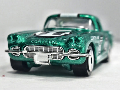 1962 CORVETTE Lasers Matchbox 1982 Zielony 1:59 Made in Macau – zdjęcie 5