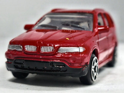 BMW X5 (E53) Motor Max 1:64 Luzak Czerwony – zdjęcie 5