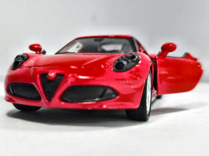 Alfa Romeo 4C Welly '90 Czerwony 1:32 – zdjęcie 5
