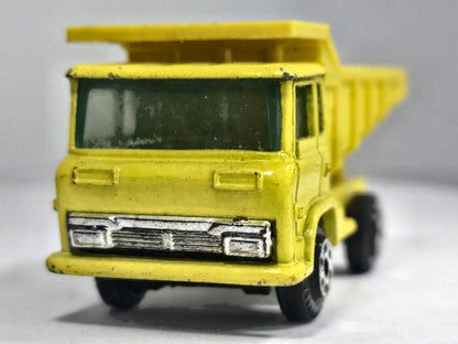 DUMP TRUCK (WYWROTKA), Yatming 1983, Die cast, Żółty, 1:64, Resoraki – zdjęcie 5