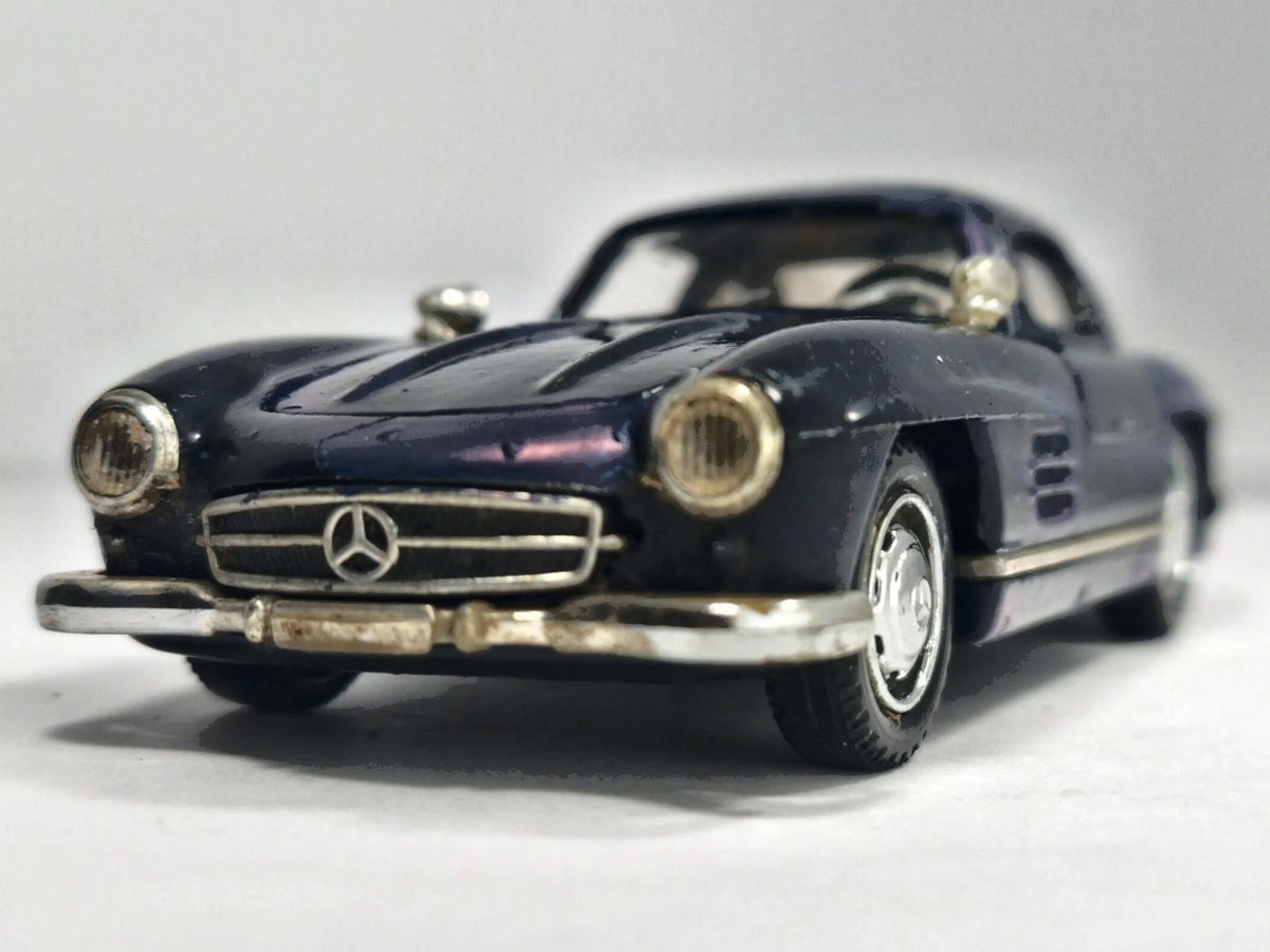 1954 Mercedes 300 S Solido '75 Granatowy 1:43 Made in France – zdjęcie 5