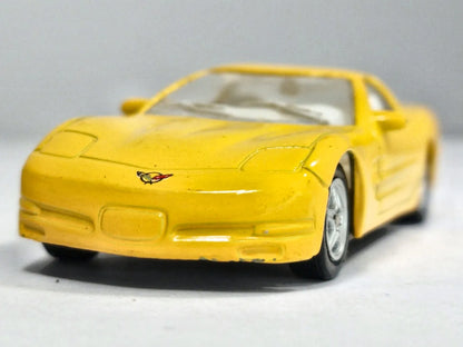 Chevrolet 1999 Corvette Welly 1999 1:64 Luzak Żółty – zdjęcie 5
