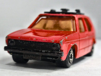 VW GOLF MK1 Superfast Matchbox 1976 Czerwony 1:52 Made in England – zdjęcie 5