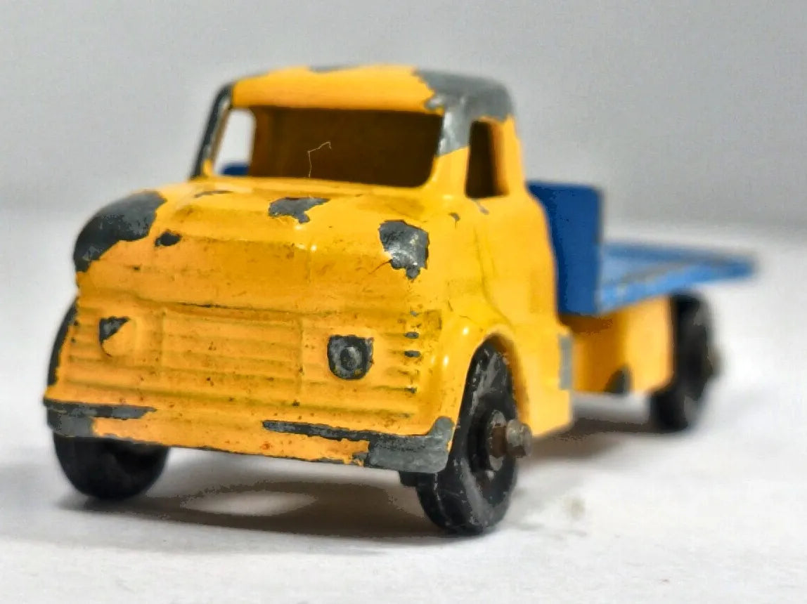 CIĘŻARÓWKA PLATFORMA TUF-TOTS Lone Star 1960 Żółty 1:72 Made in Gt Britain – zdjęcie 5