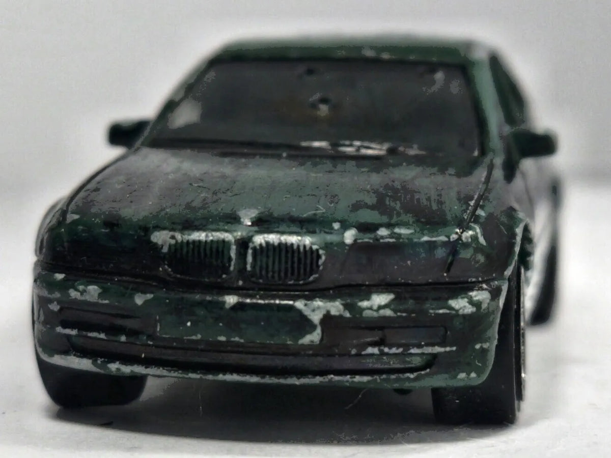 BMW 325I Matchbox 1993 1:58 Luzak Zielony – zdjęcie 5