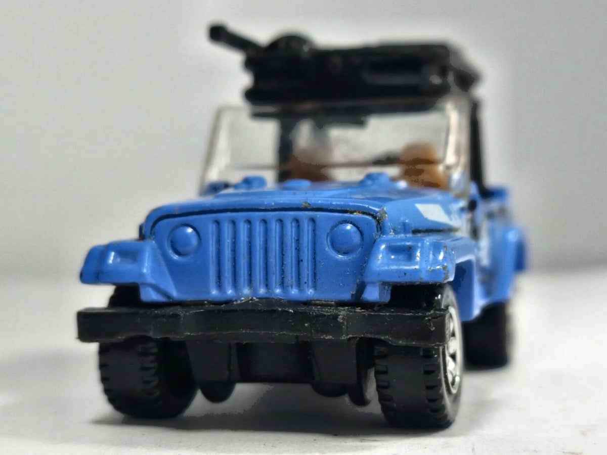 Jeep Scrambler Matchbox 2003 First Editions 1:64 Jeep 4x4 Luzak Niebieski – zdjęcie 5