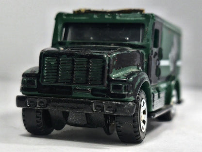International Armored Car Matchbox 2013 1:81 Ciężarówka MBANK Luzak Zielony – zdjęcie 5