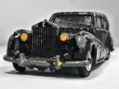 Rolls-Royce Silver Wraith Dinky Toys '60 Czarny 1:36 Made in England – zdjęcie 5