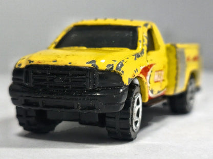 FORD DUMP TRUCK MBX, Hot Wheels 1999, Die cast 6055, Żółty, 1:64, Resoraki – zdjęcie 5
