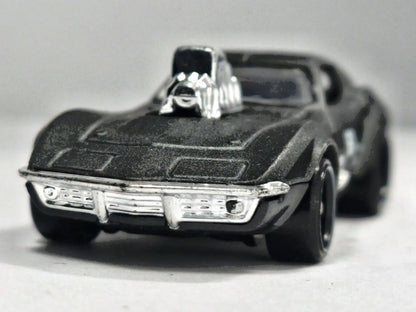 '68 Corvette Hot Wheels 2016 HW Screen Time 1:64 Luzak Czarny – zdjęcie 5