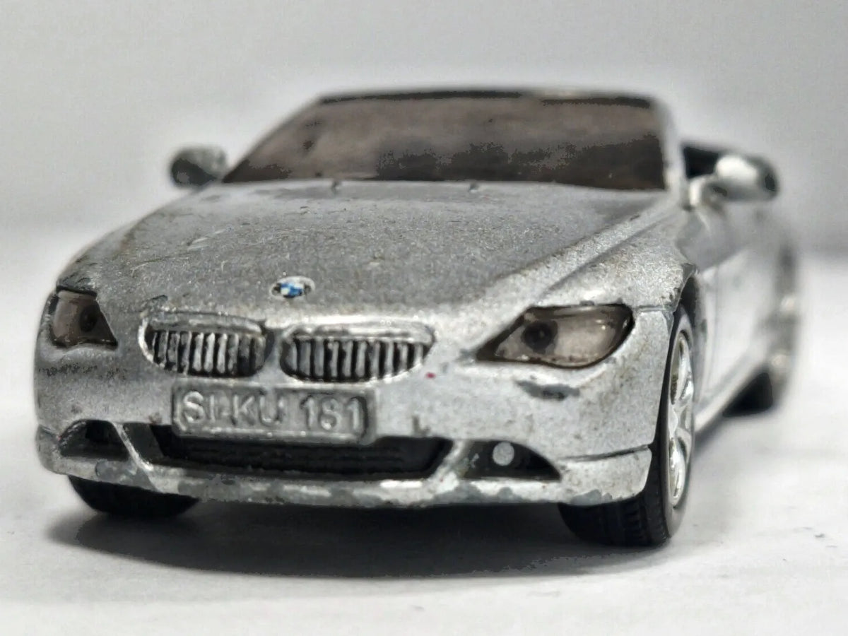 BMW 645I Cabrio SIKU 1:54 Luzak Srebrny – zdjęcie 5