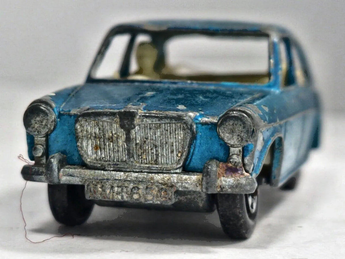 MG 1100 Matchbox 1970 Superfast 1:48 Made in England Luzak Niebieski – zdjęcie 5