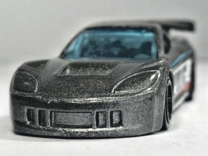 Chevrolet Corvette C6-R Hot Wheels 2007 Mainline 1:64 4 Luzak Czarny – zdjęcie 5