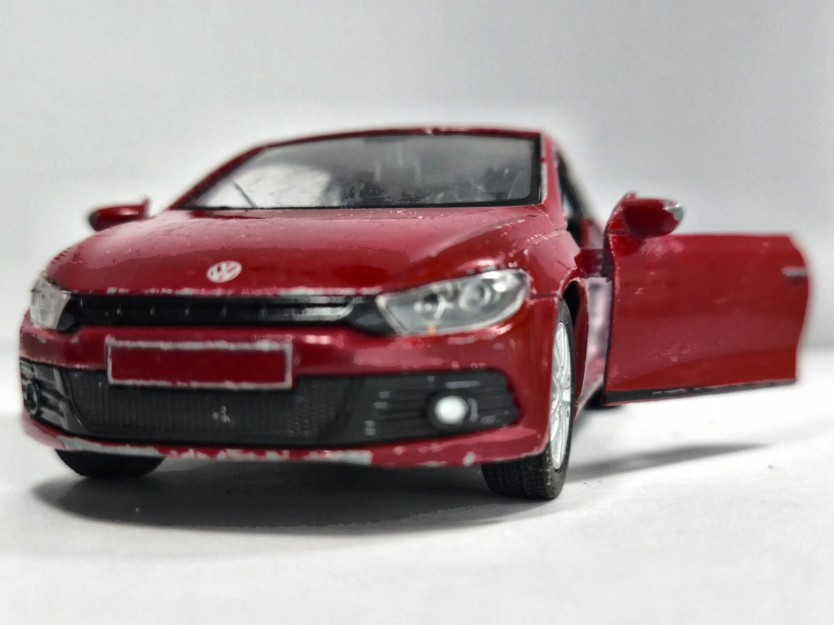 VW SCIROCCO, Welly, Die cast NO.43615, Czerwony, 1:32, Resoraki – zdjęcie 5