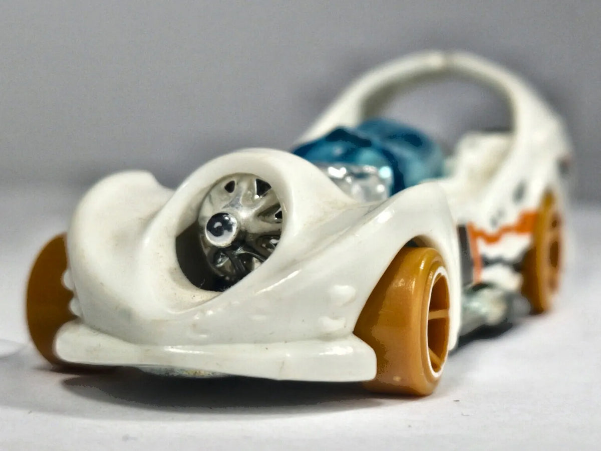 POWER ROCKET, Hot Wheels 2014, Die cast CDV46, Biały, 1:64, Resoraki – zdjęcie 5