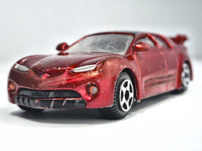 PONTIAC RAGEOUS z 1997 r, MotorMax, Die cast 6047, Bordowy, 1:64, Resoraki – zdjęcie 5