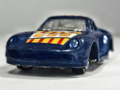 PORSCHE 959 TURBO, Pioneer, Vintage Die cast 1986, Niebieski 1:64, Resoraki – zdjęcie 5