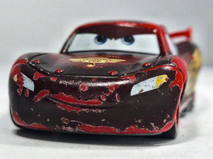 Lightning Mcqueen Disney/Pixar 2011 Cars 1:64 World of Motion Zygzak – zdjęcie 5