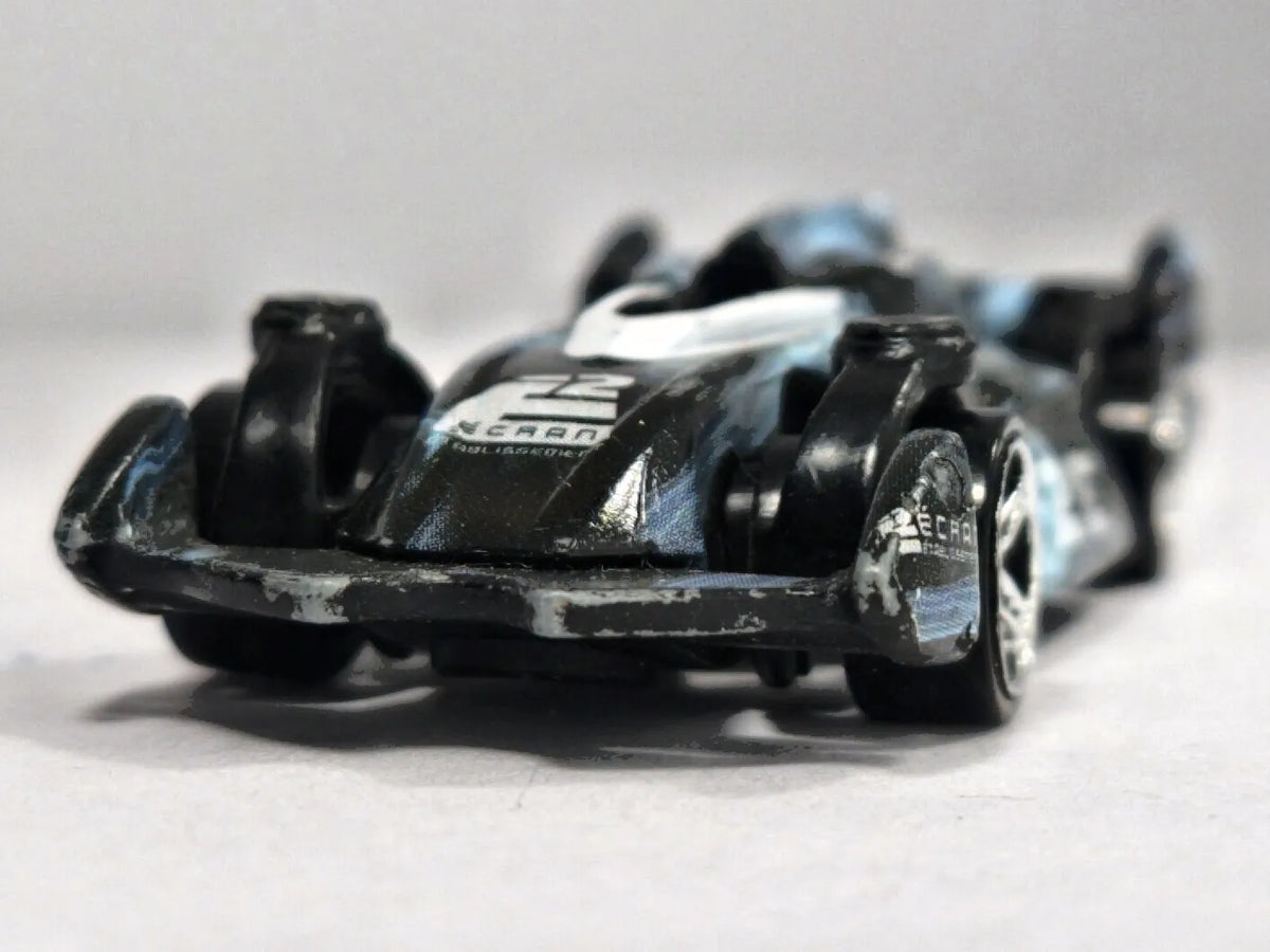 X RACE CAR GRAY GHOST Hot Wheels 2008 Czarny 1:64 – zdjęcie 5
